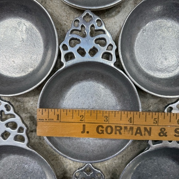 Vintage Pewter Wilton Armetale RWP Porringer Porridge Bowl Small Dish Set Silver - Picture 11 of 13